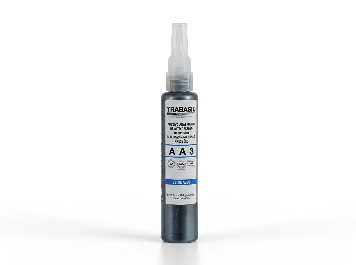 Trabasil AA3 — selador anaeróbico em gel de alta resistência para conexões hidráulicas de pressões máximas
