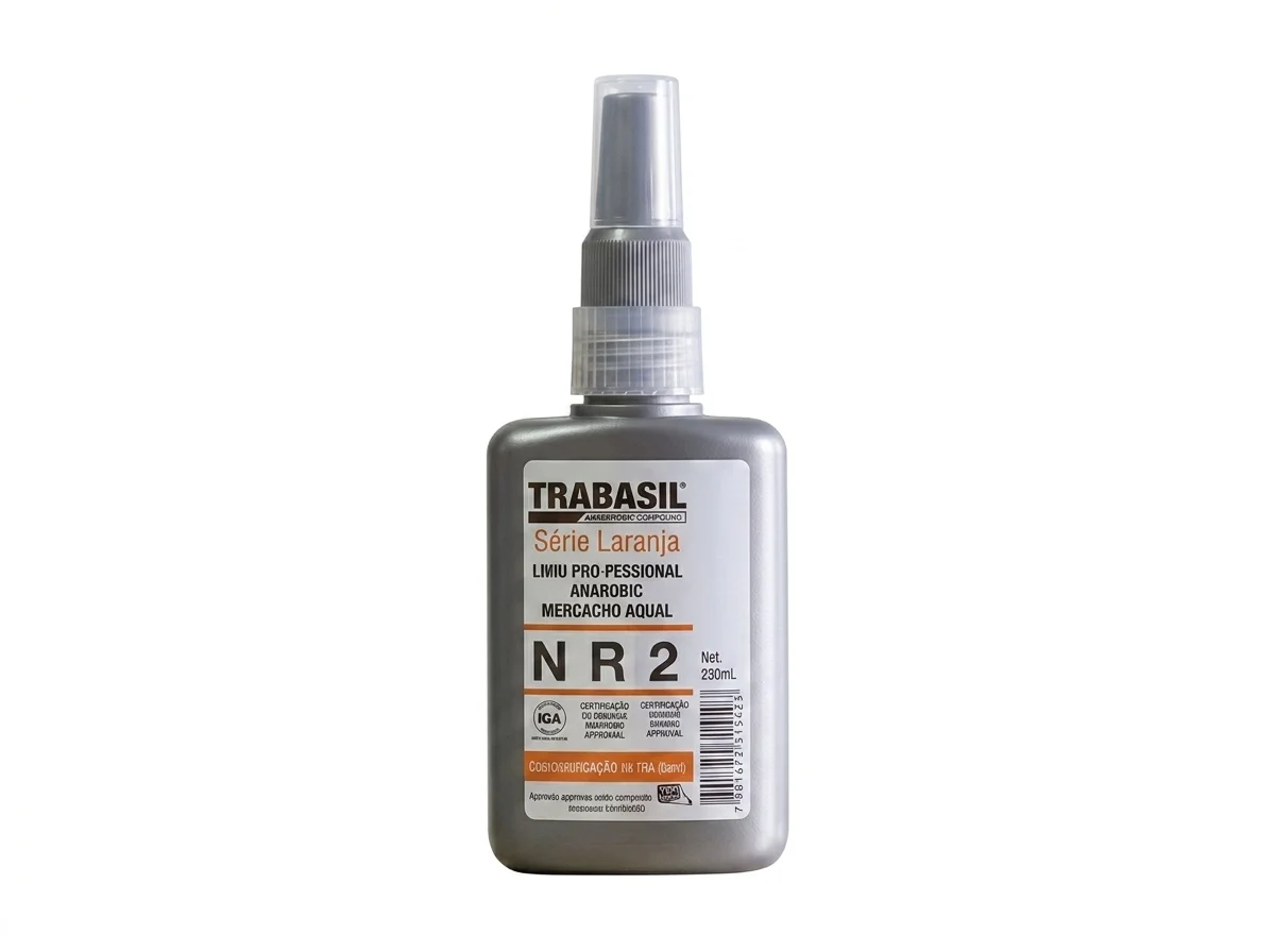 Trabasil NR2 — adesivo anaeróbico de cura UV para vidro-vidro e vidro-metal com resistência superior ao vidro