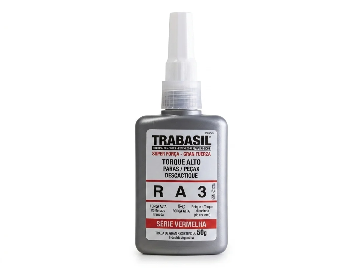 Trabasil RA3 — trava química anaeróbica viscosa para parafusos grandes com desgaste, aprovada IGA