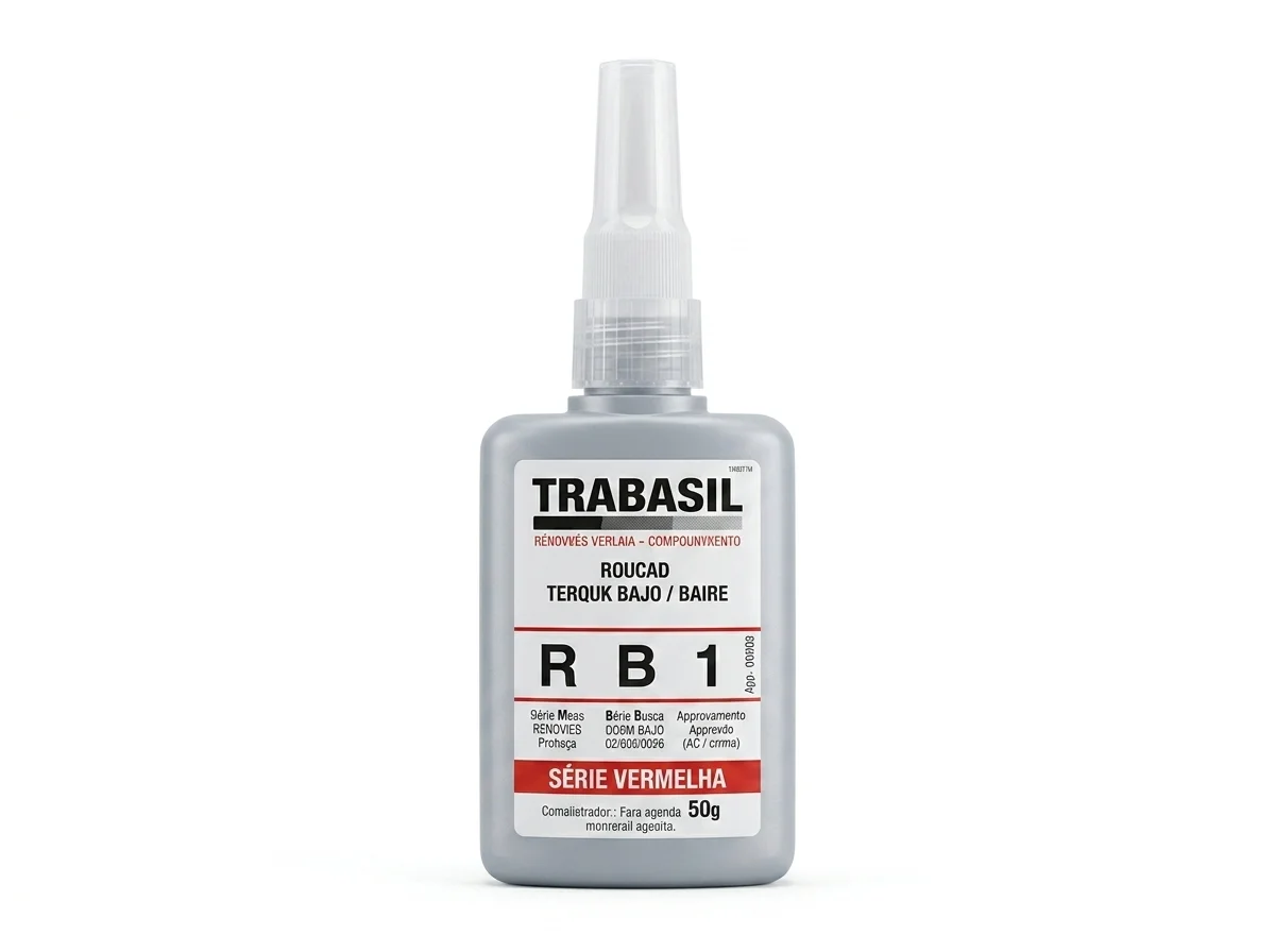 Trabasil RB1 — trava química anaeróbica de baixo torque para parafusos de pequeno diâmetro