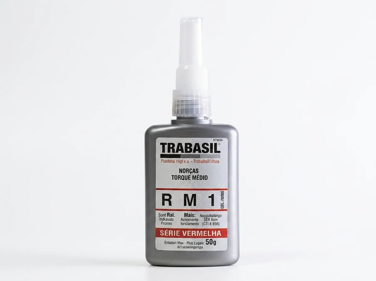 Trabasil RM1 — trava química anaeróbica de torque médio para parafusos de diâmetro médio